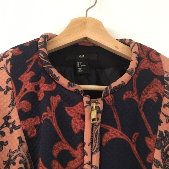 Bombers jacket H&M baroque pattern - Picture 2 of 5